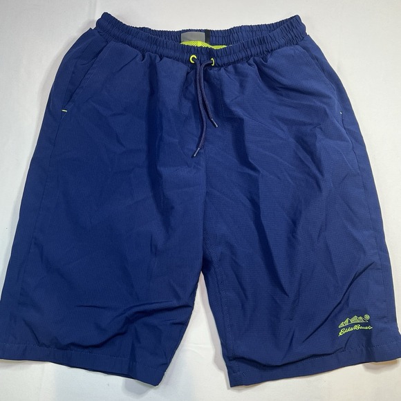 Eddie Bauer Shorts Boys XLarge 18-20 Pockets Lightweight Elastic Drawstring Blue - Picture 1 of 6